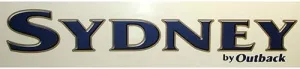 2 Keystone Outback Sydney Logo Boat Rv Trailer Decals Graphics