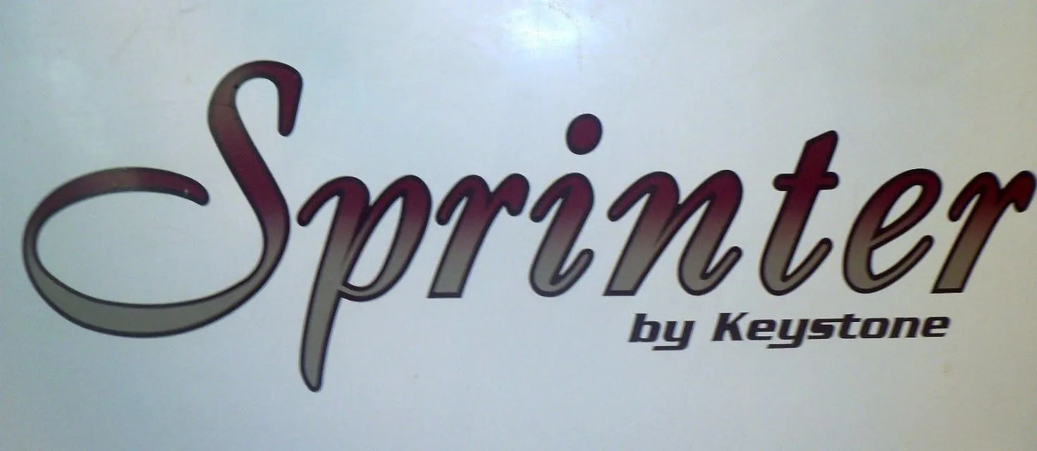 2 NEW Sprinter Logo Boat Rv Trailer Decals Graphics