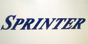 2 Sprinter Logo Boat Rv Trailer Decals Graphics
