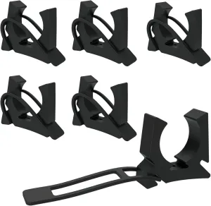 6 Pcs Boat Hook Holder Replacement for SOF-LOC Gaff Hook Holder with Rubber Spring Strap, Marine Holders Clips Fits for Boat Hook, Paddle Holders, Oar Mounts, Boat Net, Gaff, Push Pole, Anchor Pole.