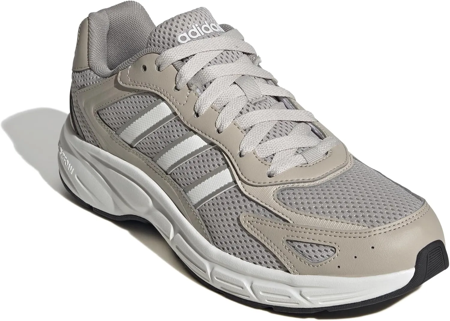 adidas Men's Eclyptix 2000 Sneaker, Wonder Alumina/White/Wonder Beige, 10.5