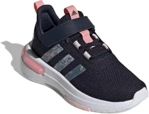 adidas Racer TR23 Elastic Lace Sneaker, Ink/Semi Pink Spark/Sandy Pink, 3.5 US Unisex Little Kid