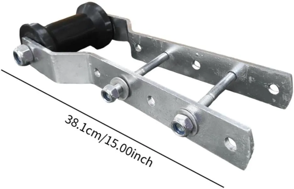 Adjustable Keel Roller Bracket Assembly Boat Trailer Accessory Shock Absorption Metal Rubber Sturdy Boat Support 15inch