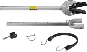 Adjustable Transom Saver from 23 to 35 Inches, Boat Motor Support with Heavy-Duty Composite Head Holds Engine, Roller and Trailer Mounts