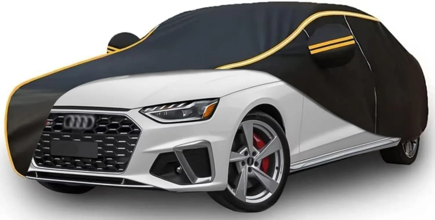 All Weather Waterproof car Cover for Audi TT Roadster 2006-2014,Zipper Cotton Universal, All-Weather UV Protection, Snow Proof, Wind Proof, dust Proof