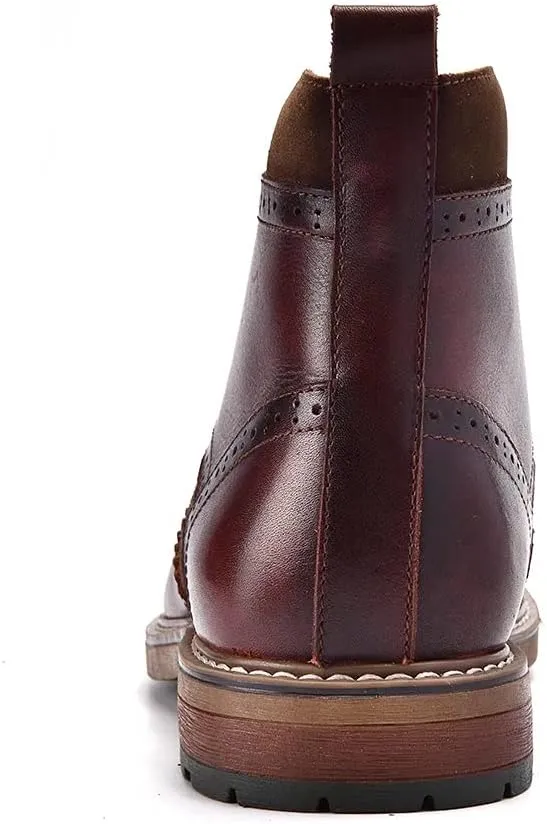 Arkbird Chelsea Ankle Boots for Men Genuine Leather Oxford Casual and Formal Dress Boot