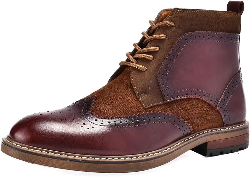 Arkbird Chelsea Ankle Boots for Men Genuine Leather Oxford Casual and Formal Dress Boot