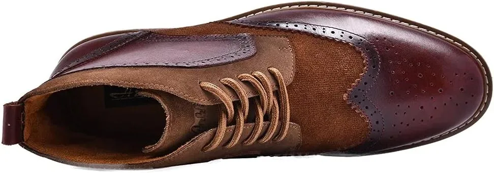 Arkbird Chelsea Ankle Boots for Men Genuine Leather Oxford Casual and Formal Dress Boot