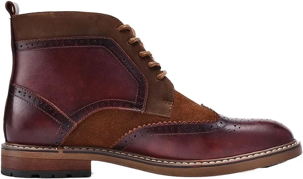 Arkbird Chelsea Ankle Boots for Men Genuine Leather Oxford Casual and Formal Dress Boot