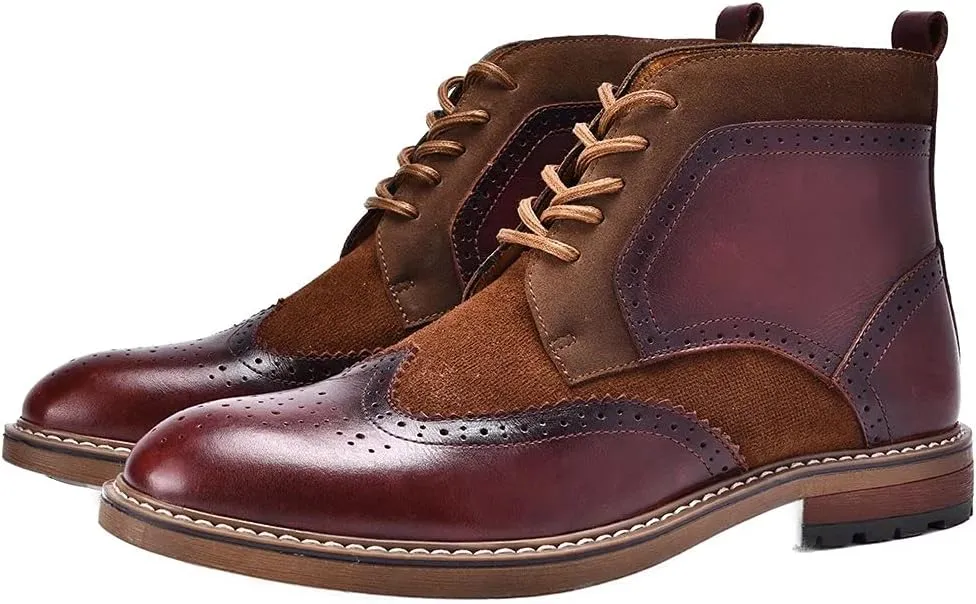 Arkbird Chelsea Ankle Boots for Men Genuine Leather Oxford Casual and Formal Dress Boot