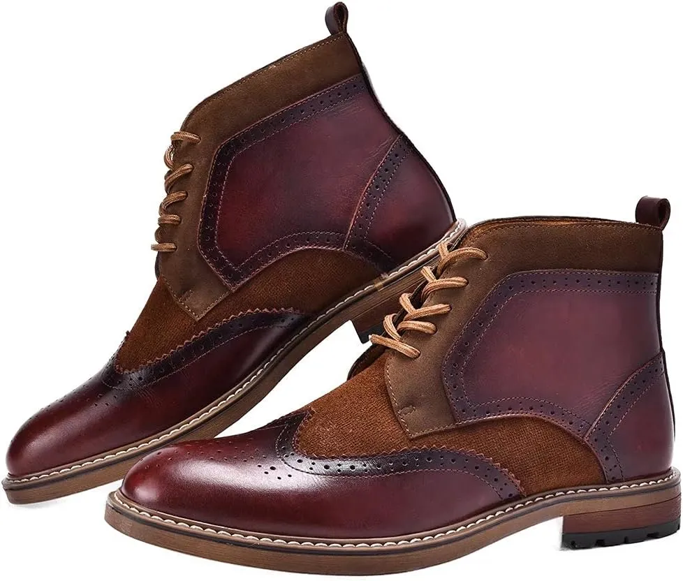 Arkbird Chelsea Ankle Boots for Men Genuine Leather Oxford Casual and Formal Dress Boot