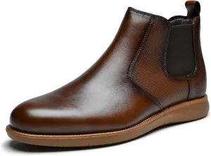 Arkbird Men's Brown Oxford Dress Boots