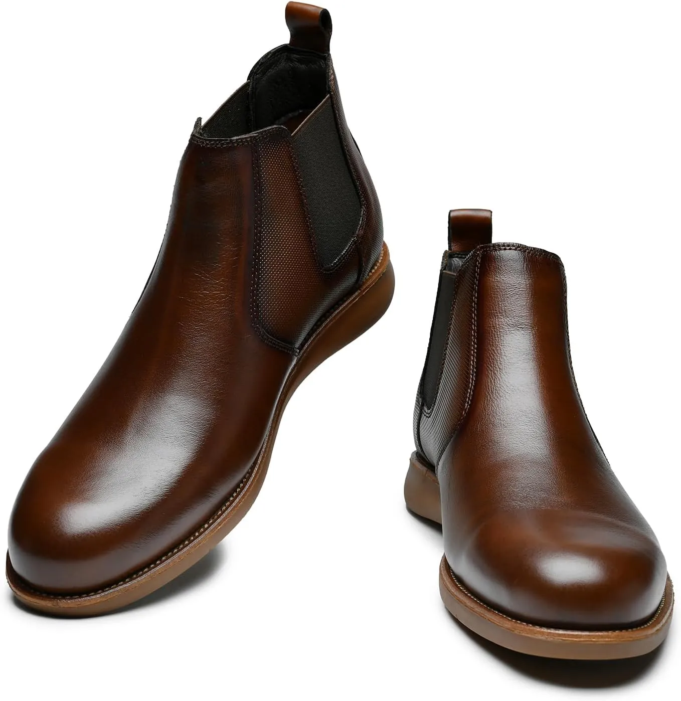 Arkbird Men's Brown Oxford Dress Boots