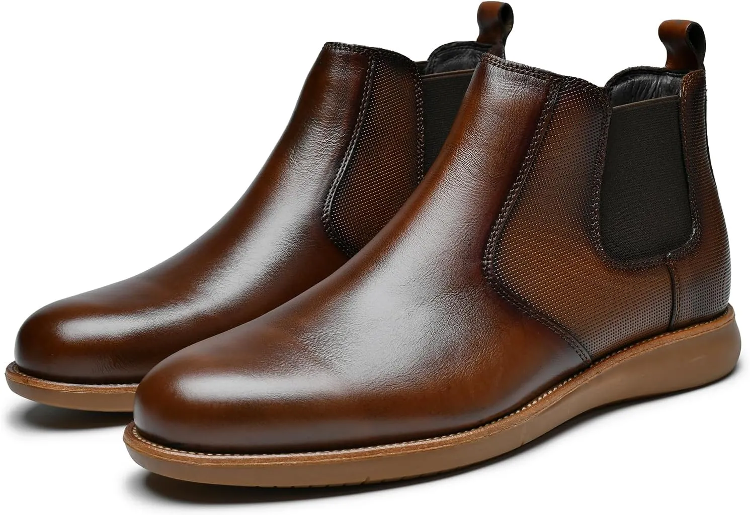 Arkbird Men's Brown Oxford Dress Boots