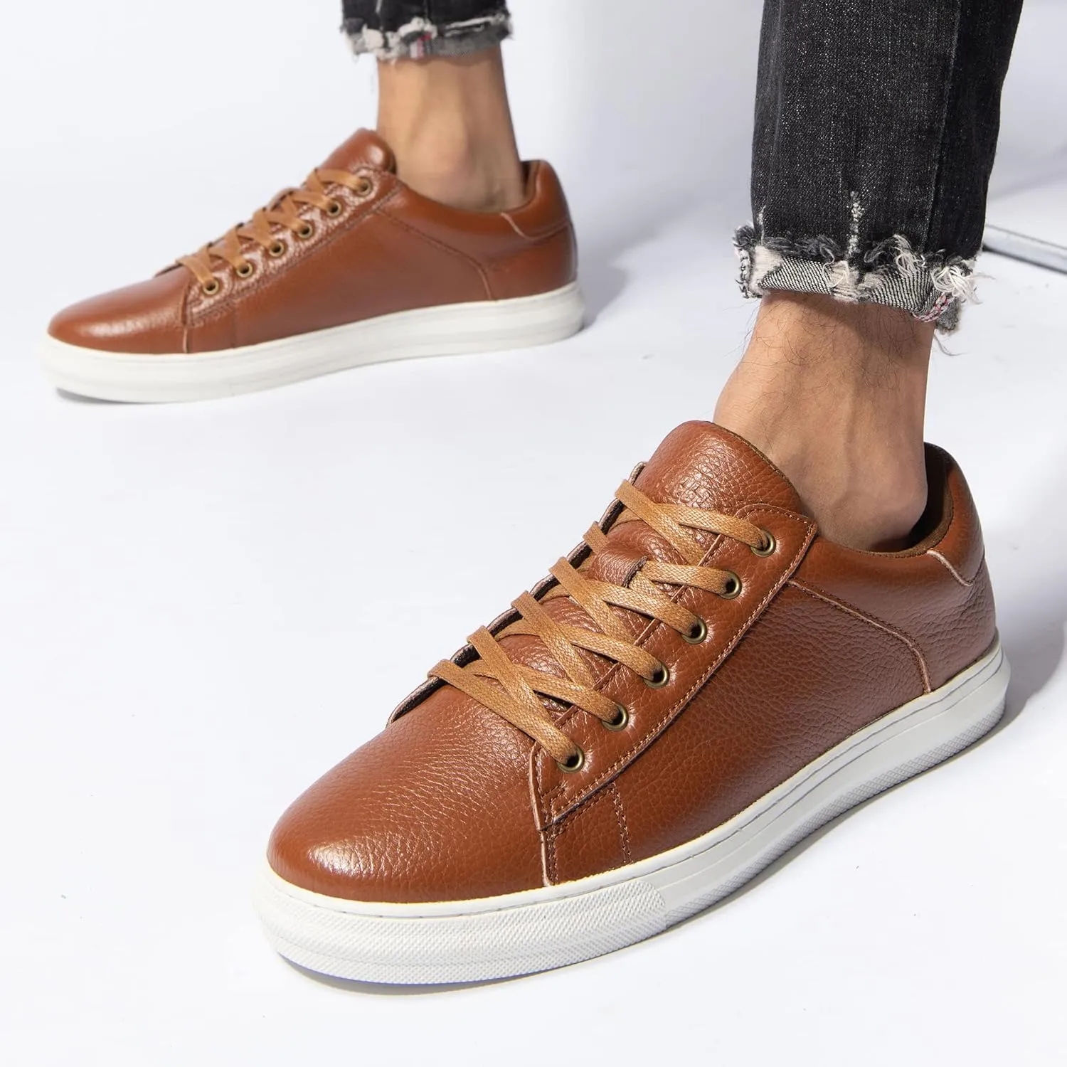Arkbird Mens Fashion Sneakers Classic Casual Dress Shoes Stylish Lace-up Oxford Shoes for Men