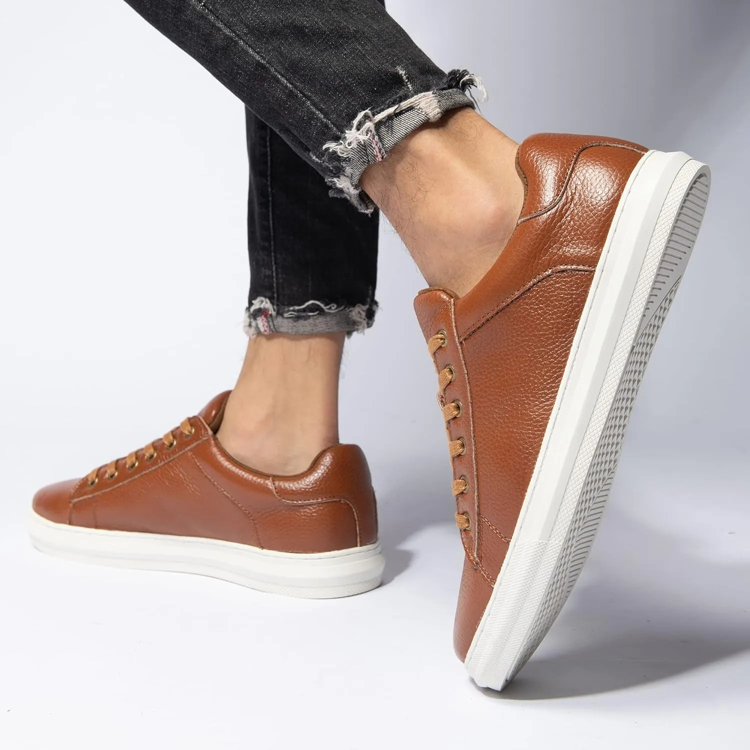 Arkbird Mens Fashion Sneakers Classic Casual Dress Shoes Stylish Lace-up Oxford Shoes for Men