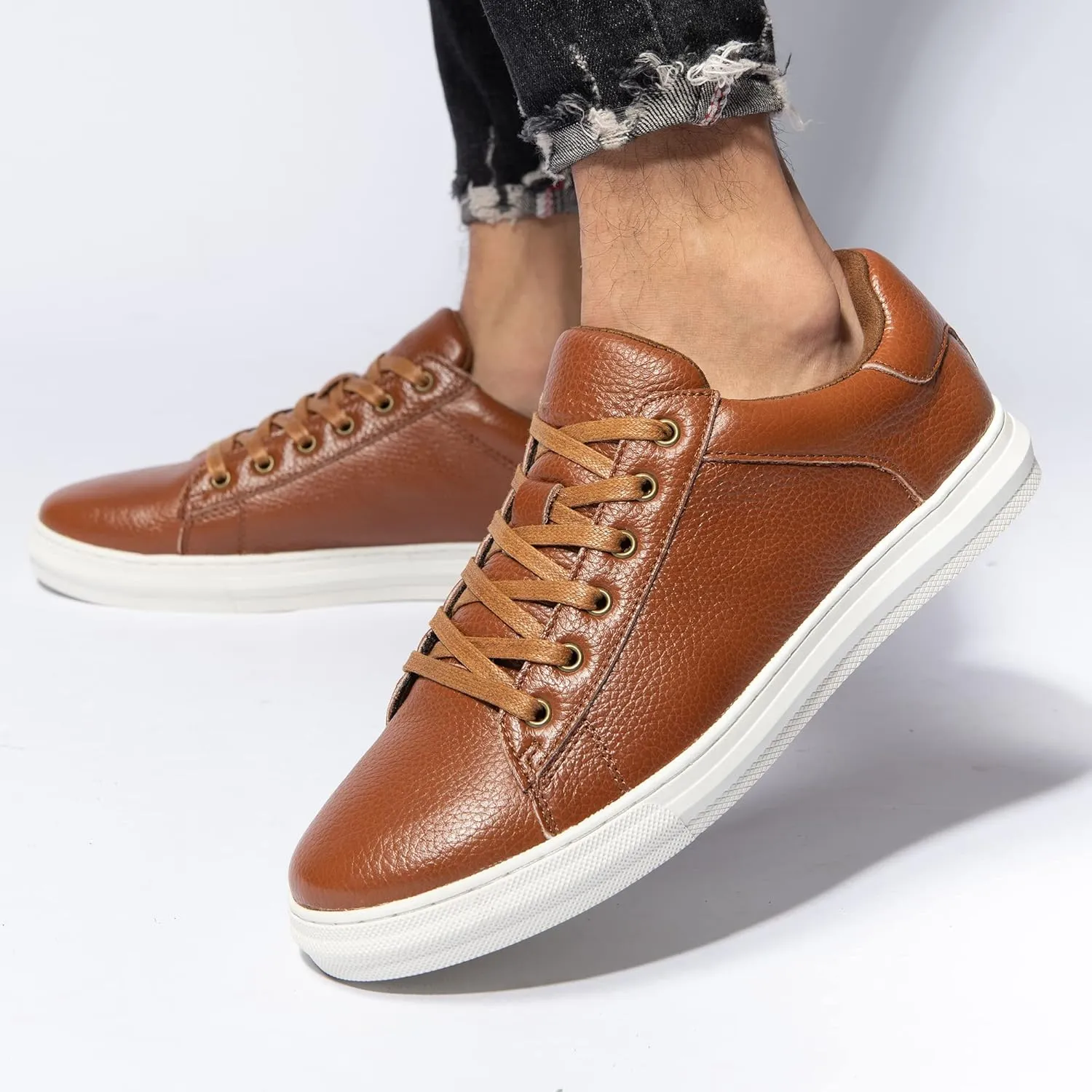 Arkbird Mens Fashion Sneakers Classic Casual Dress Shoes Stylish Lace-up Oxford Shoes for Men