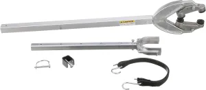Attwood SP-424-ADJ-RB Heavy Duty Transom Saver, Adjustable from 32 to 44 Inches, Heavy Duty Head, Roller and Trailer Mounts