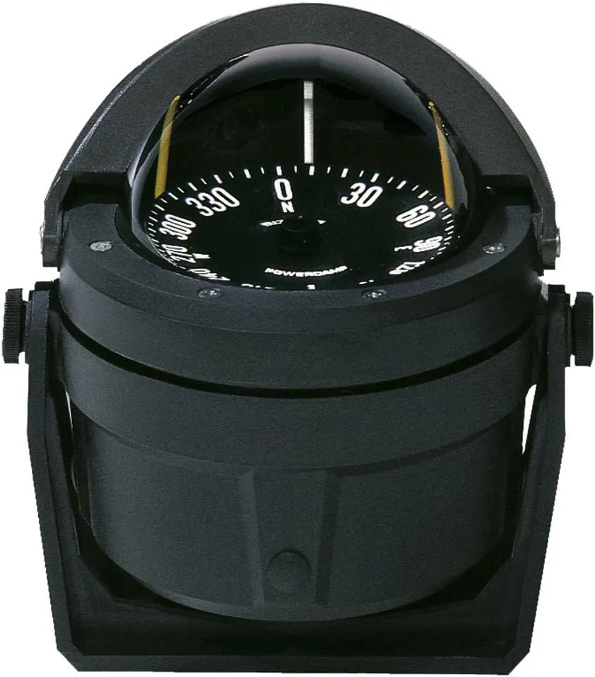 B-81 Ritchie Navigation Voyager Compass 3-Inch Dial with Bracket Mount (Black)