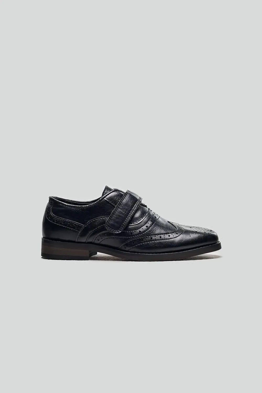 Baby Boys Suede-Leather Wingtip Brogue Oxford Shoes for Weddings & Special Occasions