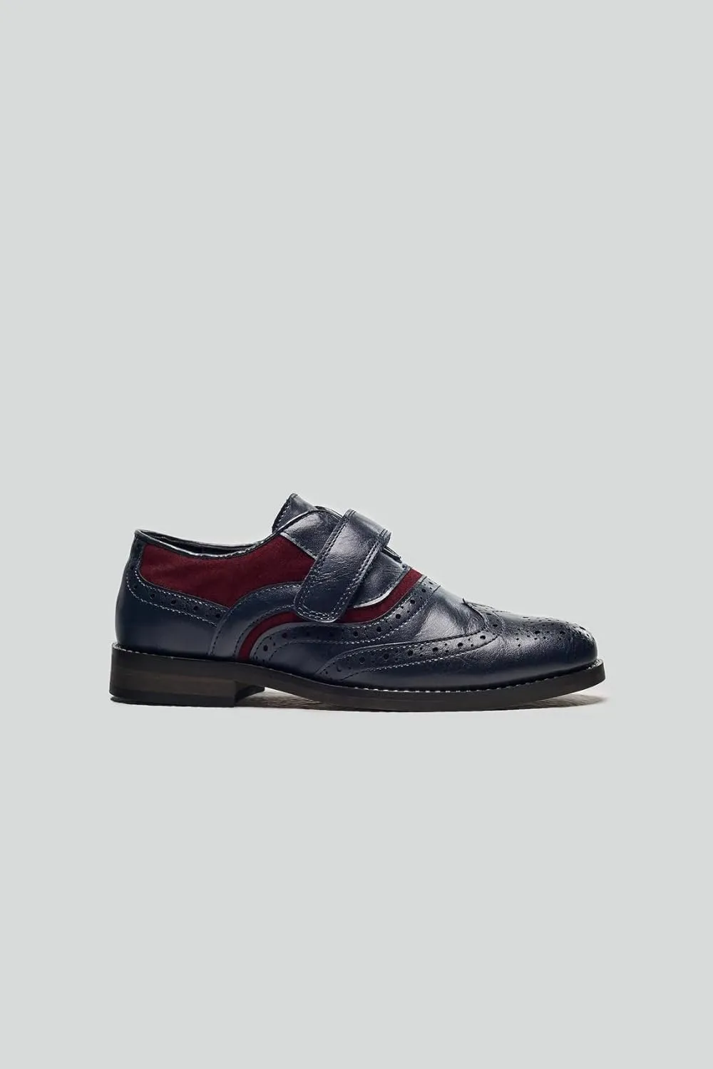 Baby Boys Suede-Leather Wingtip Brogue Oxford Shoes for Weddings & Special Occasions
