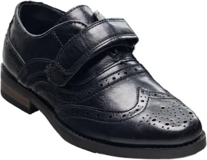 Baby Boys Suede-Leather Wingtip Brogue Oxford Shoes for Weddings & Special Occasions