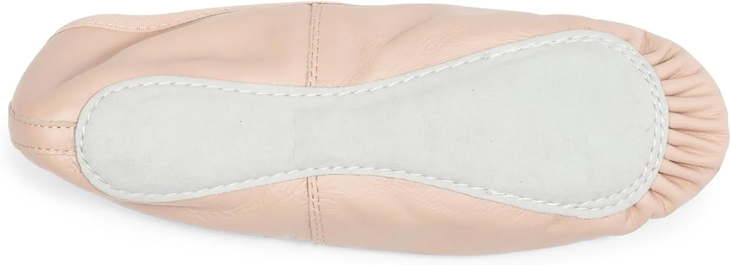 Balera Leather Full-Sole Ballet Shoe for Girls & Women Perfect for Dance