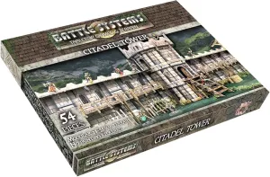 Battle Systems Fantasy Terrain Citadel Tower - 28-35mm DND D&D RPG Wargames Historical/Fantasy Card Scenery