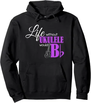 Bb Music Pun Pullover Hoodie