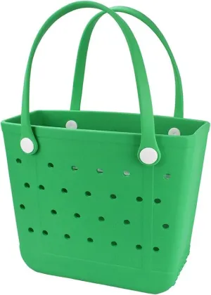 Beach Bag，Rubber Tote Bag ，Washable Tote for Boat Pool Sports Gym
