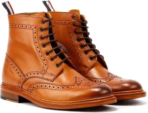 Ben Sherman Arthur Leather Men's Tan Boots - US 11