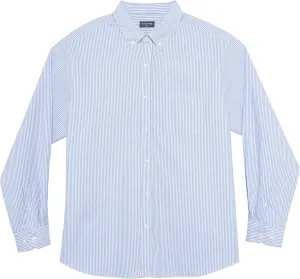 Big and Tall Oxford Dress Shirt for Men Button Down Shirts Long Sleeve Casual Shirt from XXL(T) to 6XL(T)