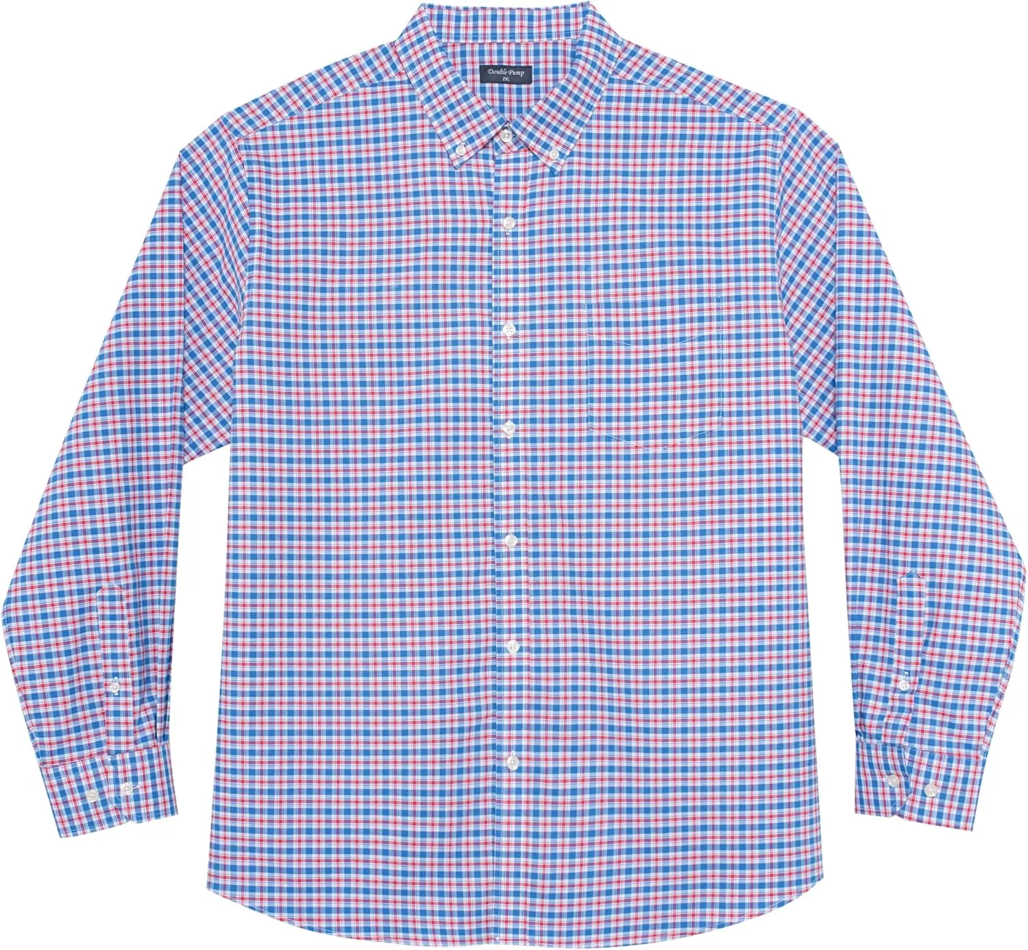 Big and Tall Oxford Dress Shirt for Men Button Down Shirts Long Sleeve Casual Shirt from XXL(T) to 6XL(T)
