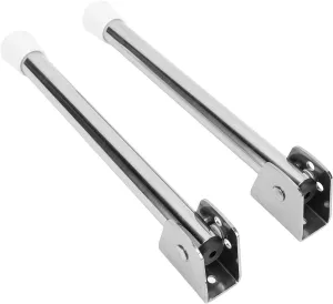 Boat Bench Seat Support Leg, 13inch Stainless Steel Swing Leg with White Rubber Tip for Sailboat Folding Seats, Pontoon Cushions, Bass Seats