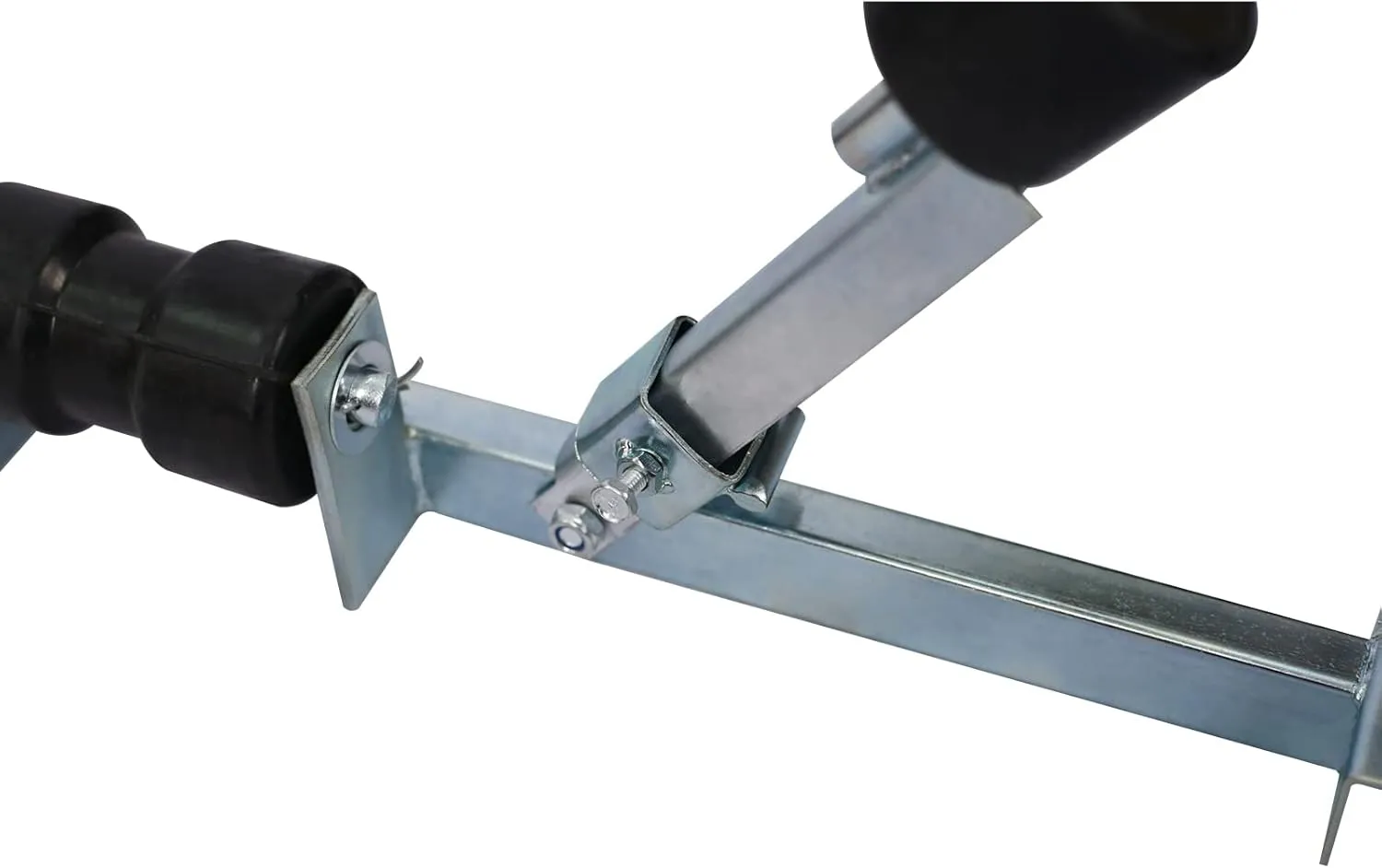 Boat Trailer Bottom Support Bracket, Steel Adjustable Support Bracket with Keel Rollers, Heavy-Duty Boat Trailer Rollers Kit for Trailers (Capacity 1102lb)