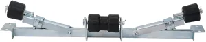Boat Trailer Rollers, 2204 lbs Capacity Boat Trailer Parts Bottom Support Bracket Boat Trailer Accessories Steel Adjustable Support Bracket for Boats Small Motors Sailing Boats