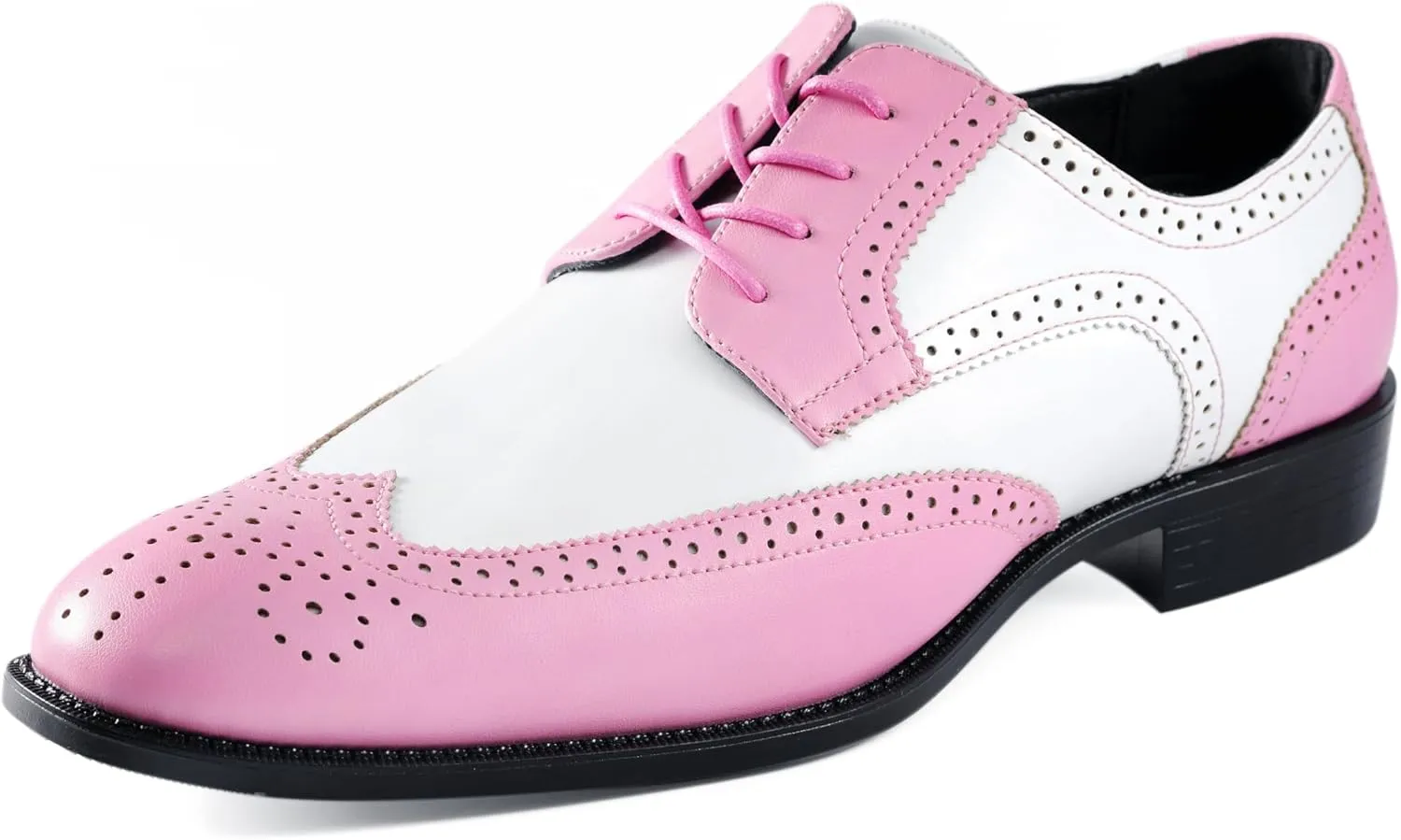 Bolano Elwyn, Men's Dress Shoes - Oxford & Wingtip - Spectator Two-Tone, Lace Up, Brogue Formal Shoes