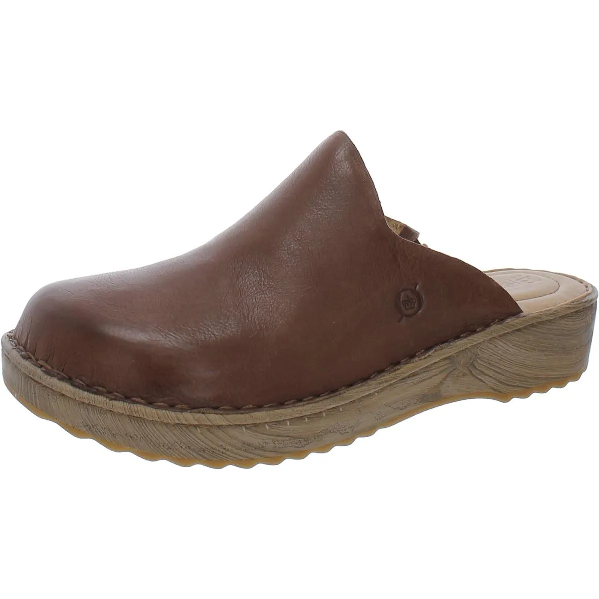 Born Womens Leather Mule Sandals