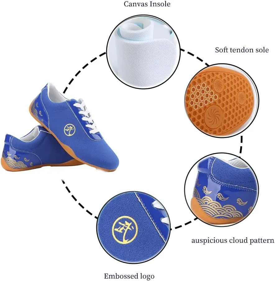 Boxing Karate Kung Fu Tai Chi Shoes,Sneakers for Men Women Kids Children Teenager Adults,