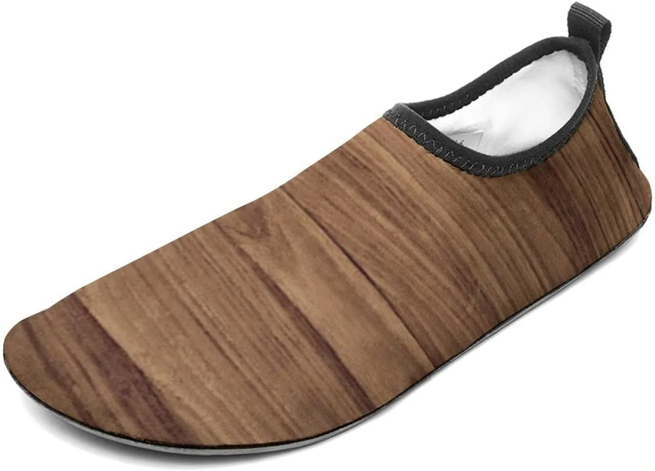 Brown Wooden Flooring Water Shoes Men Women Adult Aqua Sock Barefoot for Beach Swim River Pool Lake Hiking Kayaking Surfing