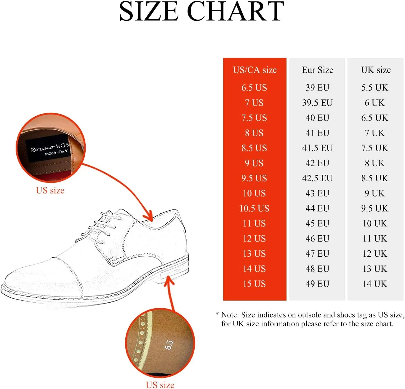 Bruno Marc Italy Prince Men's Classic Modern Oxford Wingtip Lace Dress Shoes