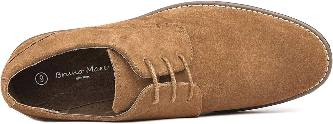 Bruno Marc Men's Urban Suede Leather Lace Up Oxfords Shoes