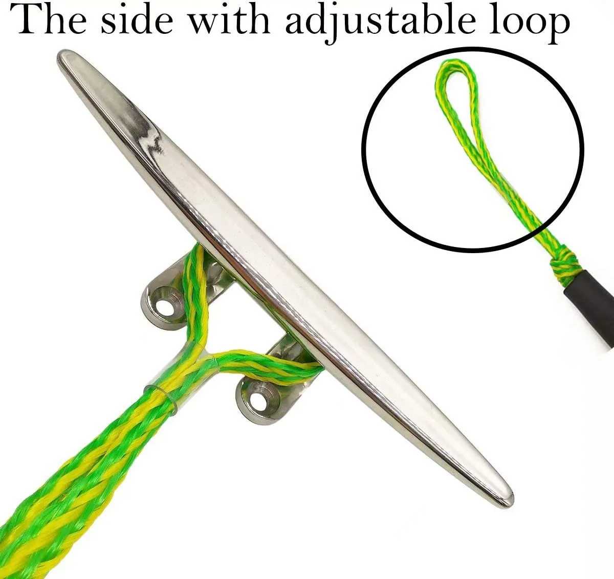 Bungee Dock Lines, Boat Ropes for Docking,Mooring Rope with Stainless Steel Clip - Accessories for Boats, PWC, Kayak, Watercraft,SeaDoo,Jet Ski, Pontoon, Canoe, Power Boat Green 2-Pack