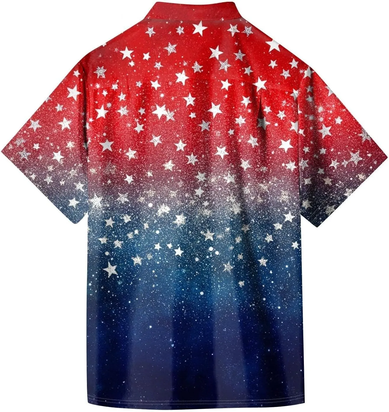 Button Down Shirt Men 4th of July Casual Summer Graphic Patriotic Casual Tshirts Lapel Lightweight American Flag Tees
