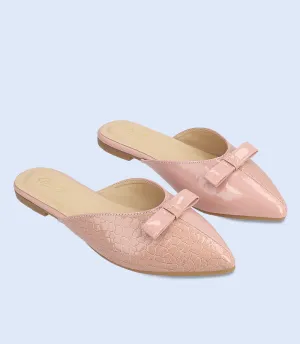 BW10182-PINK-Women Mule