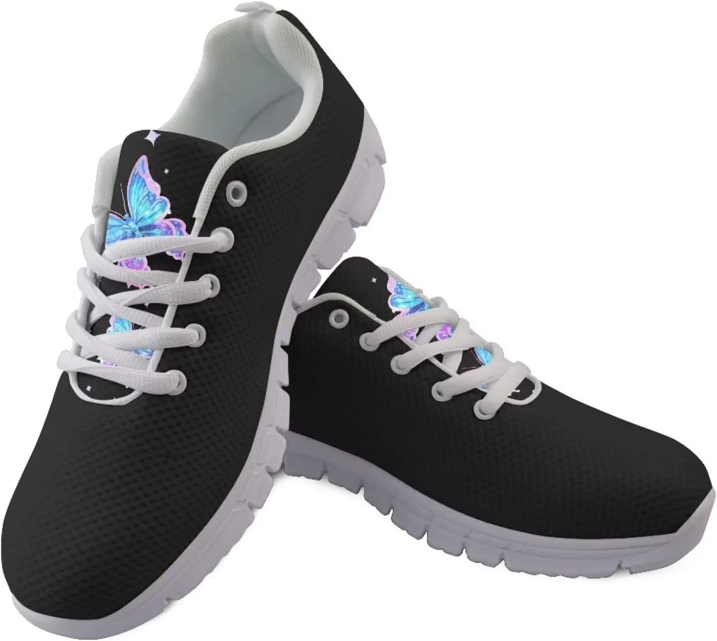 Casual Lace Up Sneakers for Women Sport Athletic Tennis Breathable Running Shoes