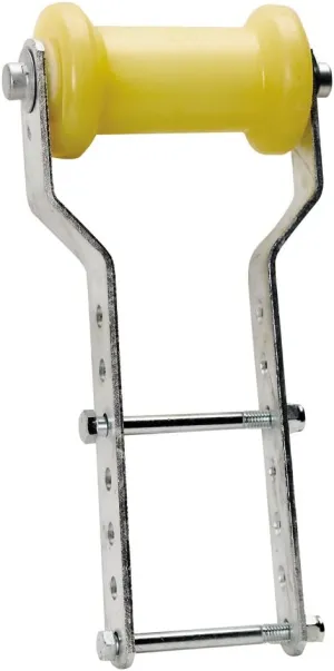 CE Smith - Trailer Adjustable Keel Roller Bracket Assembly - Durable Boat Trailer Accessory - 2" - Yellow (32015G)