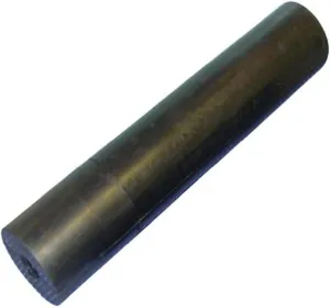 C.H. Yates Rubber 12243-5 2-1/2" x 12" Marine Side Guided Roller with 5/8" Shaft