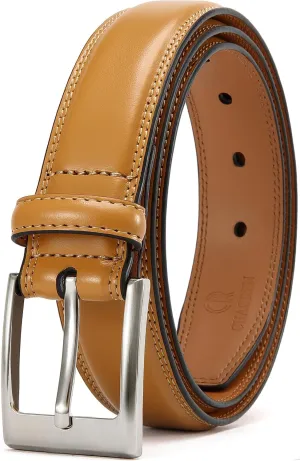 CHAOREN Mens Belts Leather 1 1/8" for Gift Men - Perfect Companion to Mens Dress Shoes