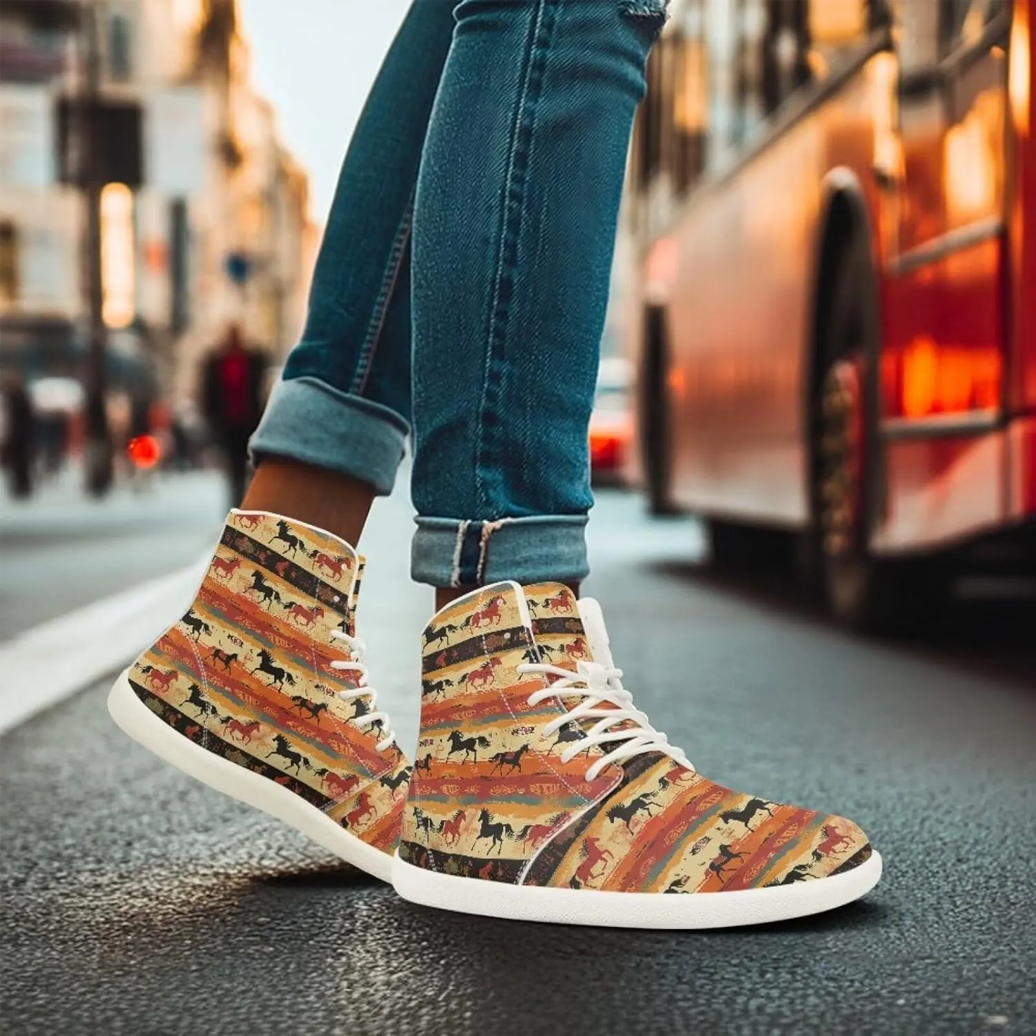 chaqlin High Top Shoes Non Slip White Lace Up Womens Sneakers Mid Top Casual Walking Shoe for Men Casual Outfit Comfy Sneaker